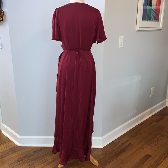 ModCloth Stunning Wonder Maxi Wrap Dress - Picture 4 of 8